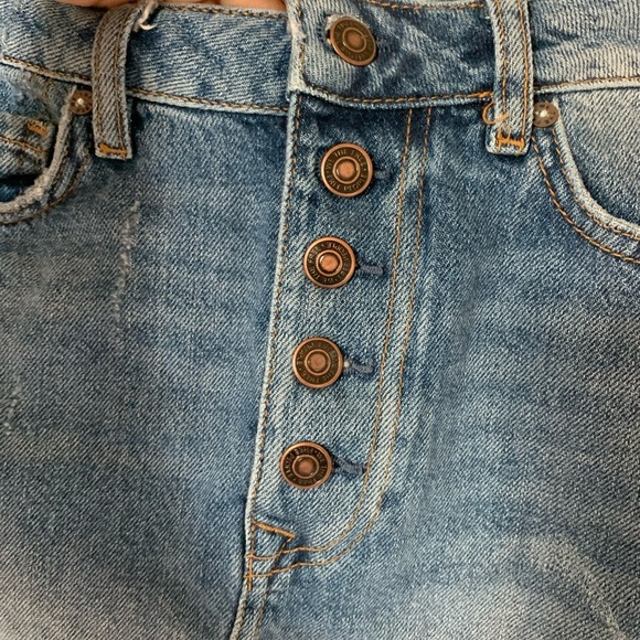 We The Free Denim Mini Skirt - Picture 4 of 8